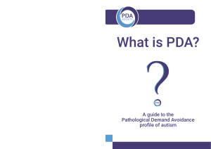 2. The PDA Pamphlet (Basic info but also practical)