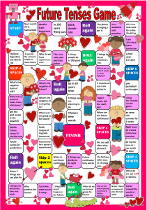 Valentines Future Tenses Boardgame