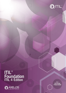 [ITIL] Axelos - ITIL Foundation 4 edition (2019, Axelos)