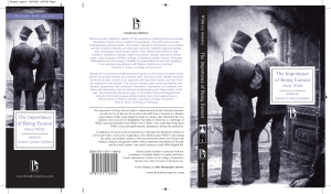Oscar Wilde - The Importance of Being Earnest-Broadview Press (2009)