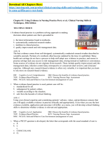 Clinical Nursing Skills and Techniques 10th Edition by Anne Griffin Perry Test Bank