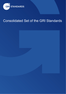 Consolidated Set of the GRI Standards