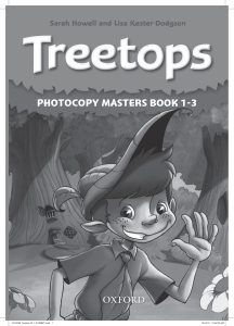 Treetops 1-3 Photocopy Masters Book