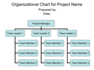 project org chart