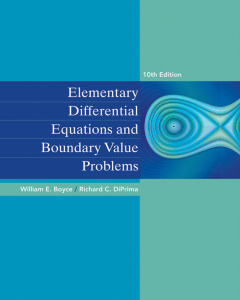 Boyce W.E., DiPrima R.C. - Elementary differential equations and boundary value problems-Wiley (2012)