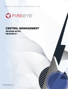 FireEye CM RN 8.7.0 en