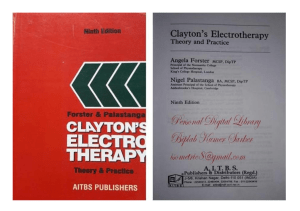 Claytons Electrotherapy