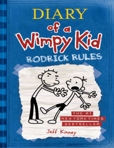 Diary of a wimpy kid book02 rodrick rules