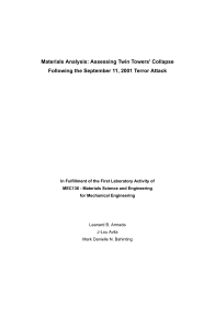 Review on Twin Towers Collapse on 9/11 Attack: Material Science Perspective