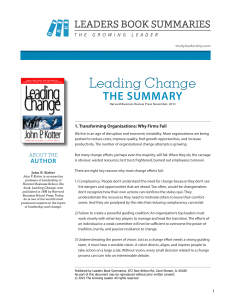 Leading Change 2col