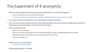 HW Programming K-anonymity v3
