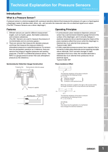 【OMRON】Technical Explanation for Pressure Sensors