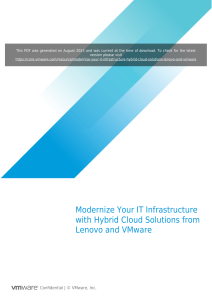 modernize your it infrastructure with hybrid cloud solutions from lenovo and vmware noindex
