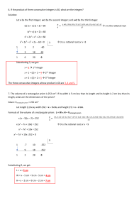Math 10 problem solving