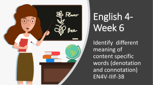 English 4- Week 6