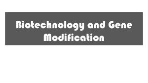 Biotechnology and Gene Modifocation-T