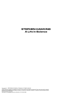 Stephen Hawking - A Life In Science Second Edition
