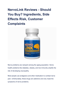 NervoLink Reviews - Should You Buy  Ingredients, Side Effects Risk, Customer Complaints