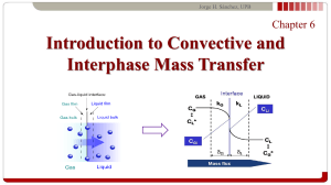 Convective and Interphase mass transfer