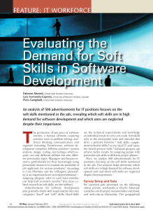 Evaluating the Demand for Soft Skills in Software Development
