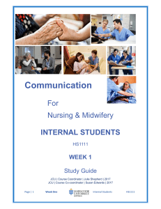 Week One . Internal study guide.2017(1)