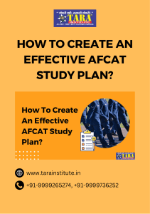How To Create An Effective AFCAT Study Plan