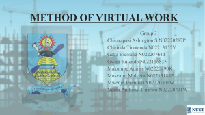 Group 3 - Virtual Work Method