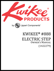 Kwikee electric step manual