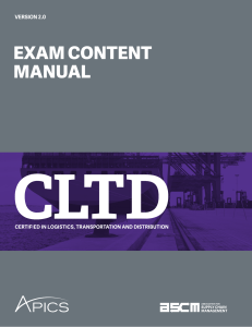 CLTD Exam content manual