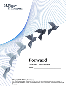 Forward Foundation Level Handbook