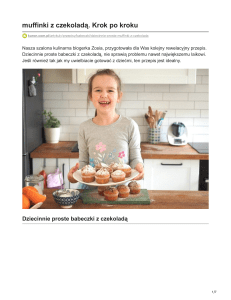 kuron.com.pl-muffinki z czekoladą Krok po kroku