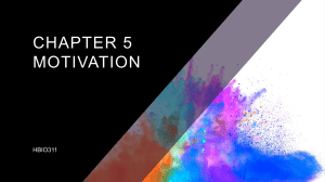 Chapter 5 Motivation