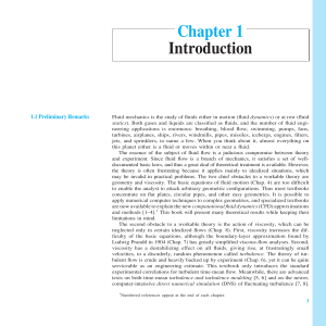 Fluid mechanics chapter 1