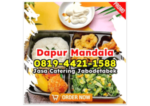 LEZAT! WA 0819-4421-1588 Box Makan Catering Depok Cisalak Pasar Dapur Mandala