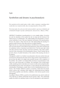 Symbolism and dreams in psychoanalyis 