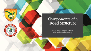 Components of a Road Structure