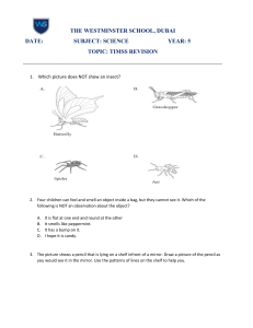 TIMSS Science worksheet 3