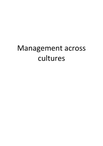 Summary Management Across Cultures