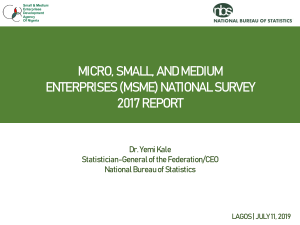 SMEDAN REPORT Launch Presentation 2017