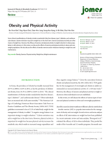 Obesity and Physical Activity