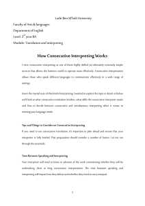 consecutive interpreting 2