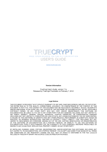 TrueCrypt User Guide EN