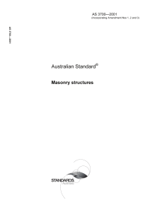 as-3700-2001-masonry-structures