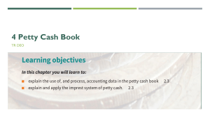 5. petty cash book