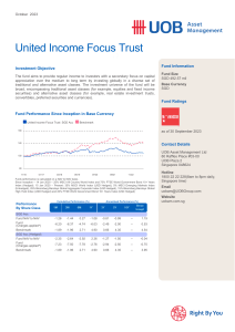 UOB United Income Focus Trust SGD (Dis) Hedged-FactSheet