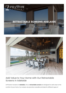 Retractable Screens Adelaide