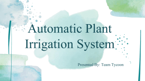 science fail (automatic plant irrigation)