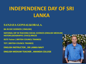 Independence Day of Sri Lanka by Sanjaya Gonsal Korala