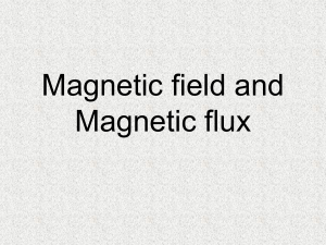 Magnetic field and  Magnetic flux