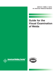 AWS B1.11M-B1.11 2015 Guide for the Visual Examination of Welds